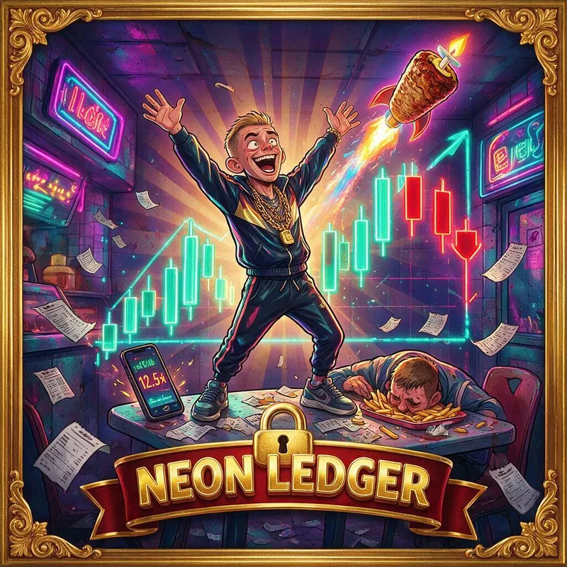 Neon Ledger — key art